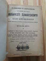 Kugler Géza: Budapesti szakácskönyv és házi czukrászat