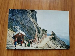 Antik képeslap, Ausztria, osztrák Alpok, Rax Otto Schutzhaus, menedékház dátumozva 1929