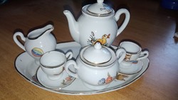 Baba játék porcelán kávés/teás készlet