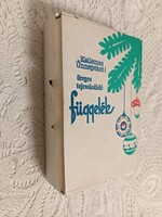 Üreges tejcsokoládé függelék, azaz retro szaloncukros doboz. Szerencsi édesipari vállalat