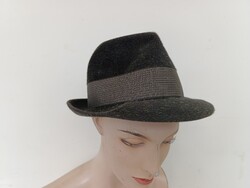 Vadász kalap antik ruha vadászat szerszám film színház jelmez kellék papír dobozában 668 1163