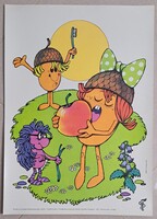 Retro Makk Marci plakát 1982 - mint az új - (3.)
