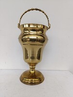 Sparkling Wine Bucket Antique Lined with Tin Copper Champagne Drink Ice Holder 141 1169