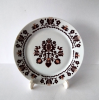 RETRO NÉPI MOTÍVUMOS ALFÖLDI PORCELÁN SÜTIS,SZENDVICSES TÁNYÉR,FÜGGESZTHETŐ IS