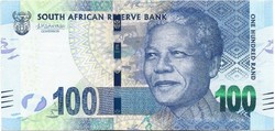 100 rand 2013-16 Dél Afrika Nelson Mandela gyönyörű