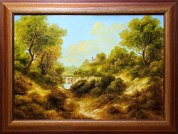 Marjai Antal: Olasz táj - Kerettel: 62x82 cm - Alkotás:50x70	- száma: 05/489