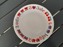 Alföldi abc tányér
