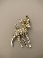 Bambi bross, amerikai régi strasszékszer