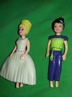 Retro Disney 10 cm Polly Pocket játék babák figurák 2 db egyben a képek szerint