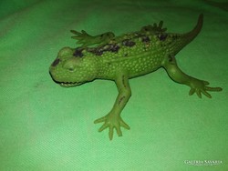 Retro kinézetre tapintásra méretre színre is élethű babzsákos gumi gyíkocska 20cm képek szerint
