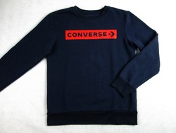 EREDETI CONVERSE (KAMASZ XS / FÉRFI S) SÖTÉTKÉK HOSSZÚ UJJÚ PULÓVER