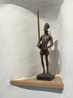 Don Quijote bronz szobor.