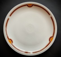 Alföldi art deco barna narancssárga kerek kínáló tál tortatál pizza tányér