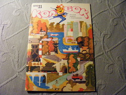 Retro Kolobok orosz gyermek magazin eredeti flexibilis plasztik hanglemezekkel 1976 november