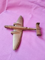 Régi,tömör bronz vagy réz Junkers JU-86 bombázó repülőgép makett.