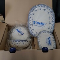 Új! Bontatlan! 68 darabos Zepter Eden 12 személyes porcelán étkező- és kávéskészlet