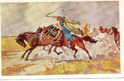 Képeslap: Benyovszky festmény.