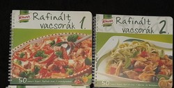 Knorr Rafinált vacsorák receptkönyvek, újak - egyben vagy külön is