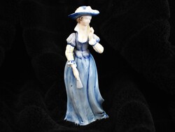 Lippelsdorf német porcelán nő figura szobor