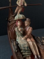 Velencei gyönyörű gondola - karnevál ajándéktárgy