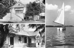 712 --- Futott képeslap  Balatonfenyves