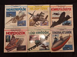 Combat Weapons Books (6 pcs): Modern Fighter Jets + Modern Air Fortresses + Modern Aircraft Carrier