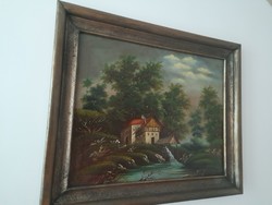 Olajvàszon festmény