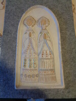 Győrbíró  Enikő  , gyönyörű faliképe , 34 x 17 cm  jelzett  példány