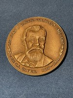 Bognár György (1944-): Dr. C.J. Bayer 1817-1904 emlékplakett