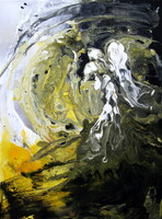 Angel- acrylic painting / Angyal- . akril festmény