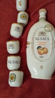 Kulacs ó Barack hollóházi 6 kupica logos