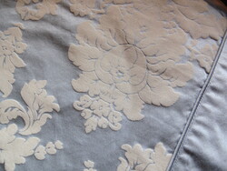 Dreamy Dove Blue Brocade Duvet Cover