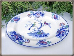 Rare, Antique English Wood & Sons, Oriental Birds Oval Roast and Serving Platter