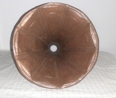 Antik vörösréz gramofontölcsér