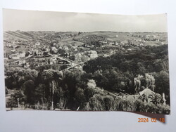 Régi, retró képeslap: Miskolctapolca, látkép (1956)