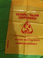 Retro KOMPLETT Ruházati Áruház lánc reklámszatyor táska 43 x 37 cm a képek szerint