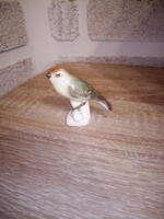 Aquincum porcelán madár. 5,5 cm. Hibátlan. Jelzett