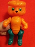 1970.cca vintage orosz szovjet CCCP műanyag CSIZMÁS KANDÚR, játék baba, figura 22 cm a képek szerint