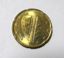 Hollandia – 20 Euro cent – 2023 – Vilmos-Sándor király