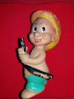 Antik Warner Bros Bolondos dallamok Kotnyeles Úr mint tűzoltó játék gumi figura ritka képek szerint