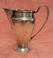 Antik nagy ezüstözött kiöntő ritkaság (L5293)