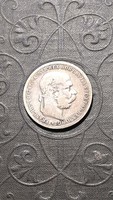 1 korona 1893 Ausztria Ezüst