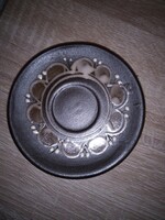 Hódmezővásárhelyi kerámia alátét/tányér 10,5 cm. Hibátlan. Jelzett