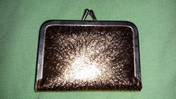 Retro arany csillámos " BUKSZA " formájú utazó varrós készlet tárca HIBÁTLAN 6X9cm képek szerint