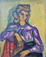 Bertalan Albert: Francia lány Párizs