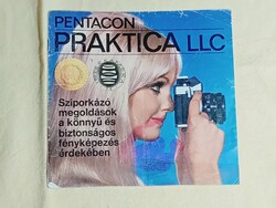 Reklámújság Pentacon Praktica LLC 1970- retro proszpektus