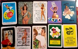 Retro Toto Lotto kártyanaptár