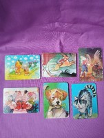 USSR. Szovjetunió. Régi, retro szovjet orosz, 3D zsebnaptár. 1980-s évekből. Naptár.