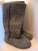 Szürke művelúr eszkimó csizma 41-es