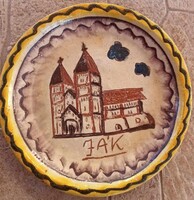 JÁK - fali kerámia tál - Jáki tányér